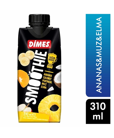 Picture of P-Dimes Smoothıe Meyve Suyu 310 ml Ananas Cocanat ve Muzlu