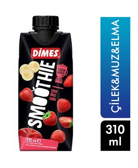 Picture of P-Dimes Smoothıe Meyve Suyu 310 ml Çilek Muz ve Elmalı