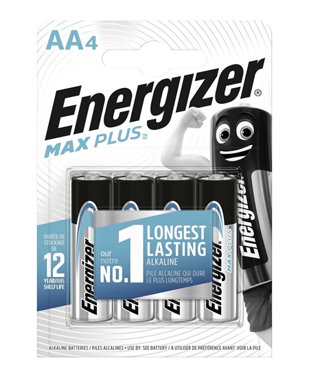 Picture of Energizer Max Plus Alkali Kalem Pil 4'lü Kart AA 1.5 Volt