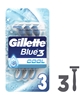 Picture of Gillette Blue3 Disposable Razor 3's Cool Blister Pack