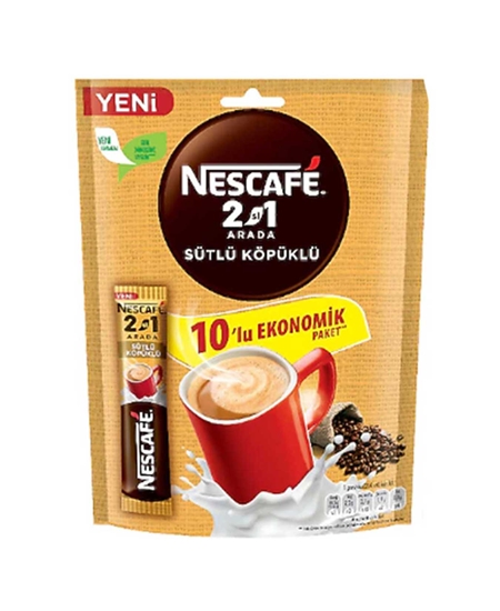 Picture of Nescafe 2 in 1 10 gr 10's Pack Milk Foamy