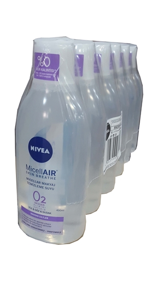 Picture of  Nivea MicellAIR Cleansing Water 400 ml Skin Breathe Sensitive Skin O2