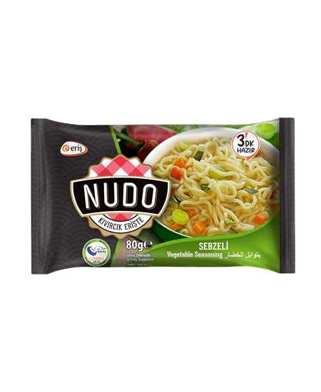 Picture of Nudo Kıvırcık Erişte 80 gr Sebzeli