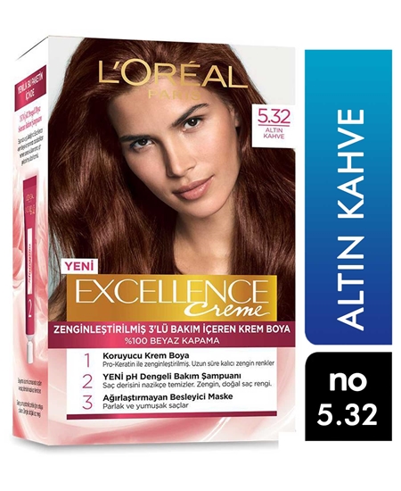 Picture of LOREAL EXCELLENCE BOYA 5,32 ALTIN KAHVE