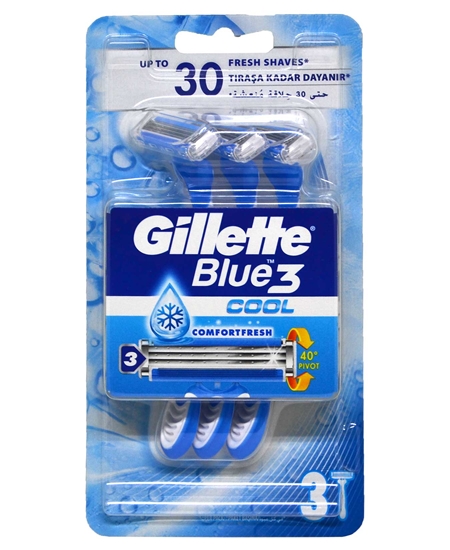 gillette, blue3, tıraş bıçağı, gillette tıraş bıçağı, gillette blue3 cool, gillette blue3 comfort, blue 3, gillette blue 3