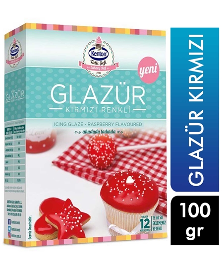 Picture of Kenton Glazür 100 g X 10'lu Koli Kırmızı