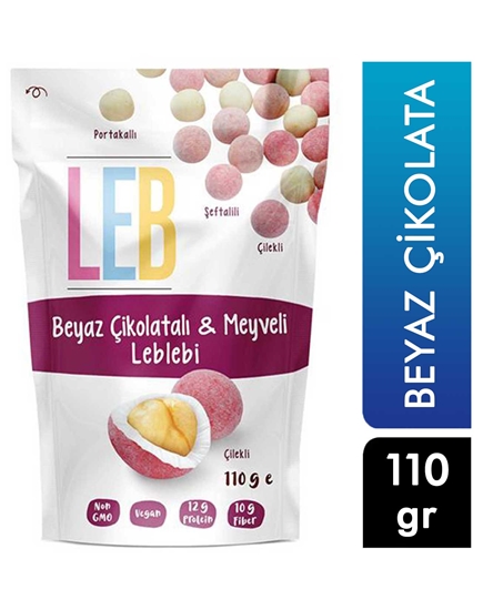 Picture of Leb Leblebi 110 gr Beyaz Çikolatalı Meyveli