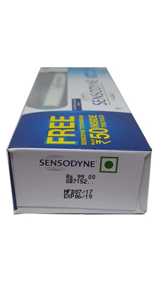 Picture of P-Sensodyne Fresh Gel Nane Aromalı Diş Macunu 70 gr Diş Fırçası Hediyeli