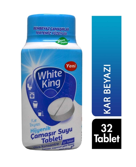 Picture of White King Çamaşır Suyu Tableti Kar Beyazı 32 Tablet 160 g