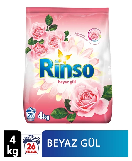 Picture of Rinso Matik Toz Çamaşır Deterjanı 4Kg Beyaz Gül