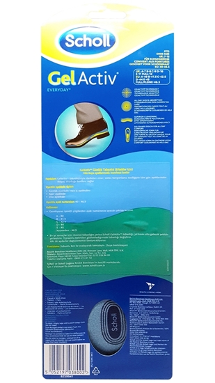 Picture of SCHOLL GEL ACTIV INSOLE DAILY MEN)