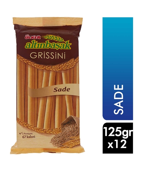 Picture of ÜLKER ALTINBAŞAK GRİSSİNİ SADE 125 GR 12 Lİ