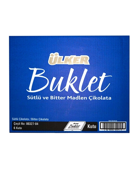 Picture of Ülker Buklet Sütlü ve Bitter Madlen Çikolata 6 lı