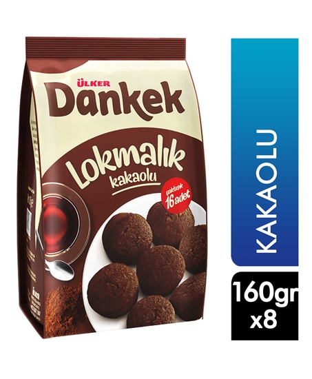 Picture of ÜLKER DANKEK LOKMALIK KAKAOLU 160GR 8 LI