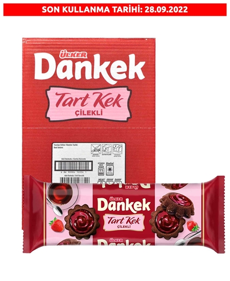 Picture of ÜLKER DANKEK TART KEK ÇİLEK 180 gr 12li