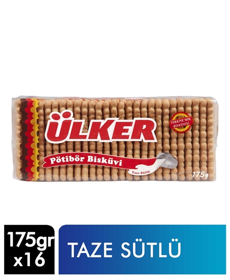 Picture of Ülker Pötibör Kakaolu Bisküvi 175 Gr 16 lı