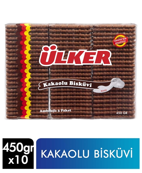 Picture of ÜLKER PÖTİBÖR BİSKÜVİ KAKAOLU 450 GR 10 LU