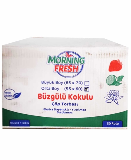 morning fresh, morning fresh büzgülü çöp poşeti, çöp poşeti, büzgülü çöp poşeti, kokulu çöp poşeti, çilek kokulu çöp poşeti, büyük boy çöp poşeti