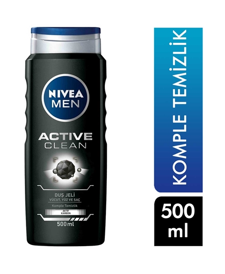 Picture of Nivea Men Shower Gel Men 500 ml Bath Care Active Clean