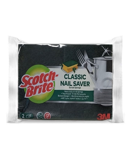 Picture of Scotch Brite Bulaşık Süngeri 2'li Paket Tırnak Koruyuculu