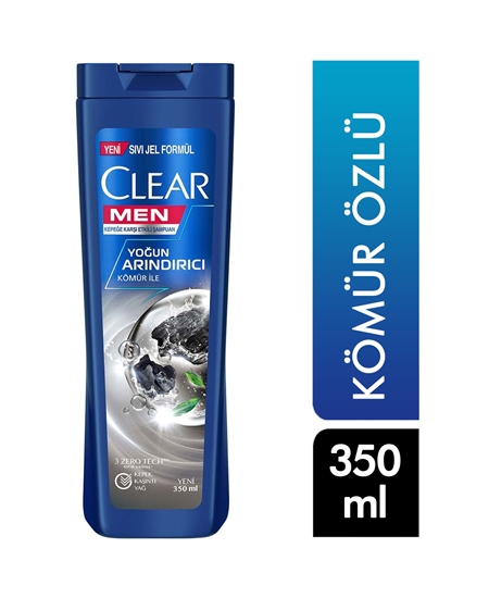 Picture of Clear Şampuan 350 ml Men Yoğun Arındırıcı Kömür Kepeğe Karşı