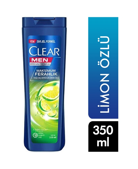 Picture of Clear Şampuan 350 ml Men Maksimum Ferahlık Kepeğe Karşı