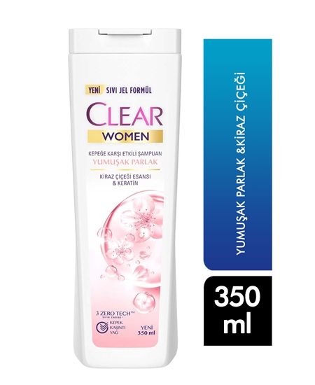 Picture of Clear Şampuan 350 ml Women Yumuşak Parlak