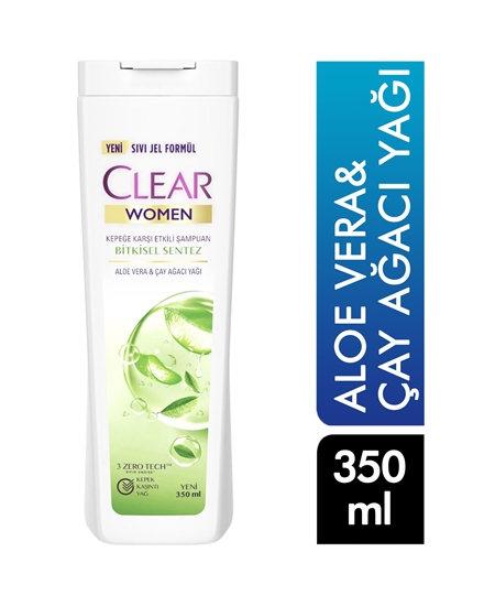 Picture of Clear Şampuan 350 ml Women Aloe Vera &çay Ağacı Yağı