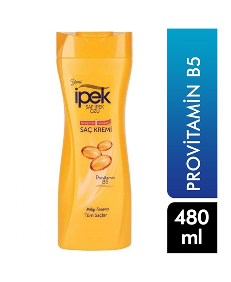 Picture of İpek Saç Kremi 480 ml Tüm Saçlar için Pro Vitamin B5