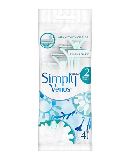 Picture of Gillette Venus Simply 2 Disposable Razor For Women 4's(New)