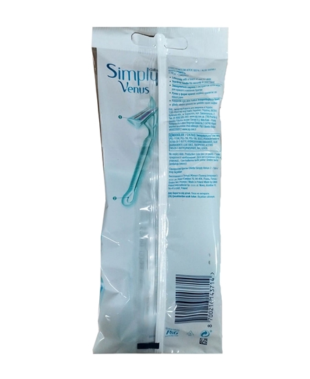 Picture of Gillette Venus Simply 2 Disposable Razor For Women 4's(New)