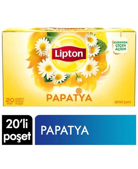 Picture of Lipton Papatya Bitki Çayı Bardak Poşet Çay 20'li