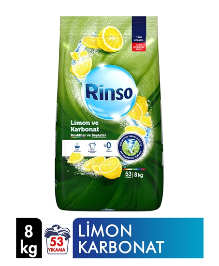 Picture of Rinso Toz Çamaşır Deterjanı 8 kg Limon ve Karbonat