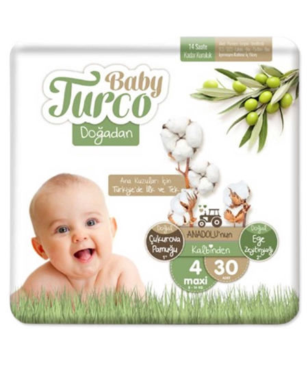 Picture of BABY TURCO DOĞADAN NO:4 (8-14kg) 30lu*5 MAXİ