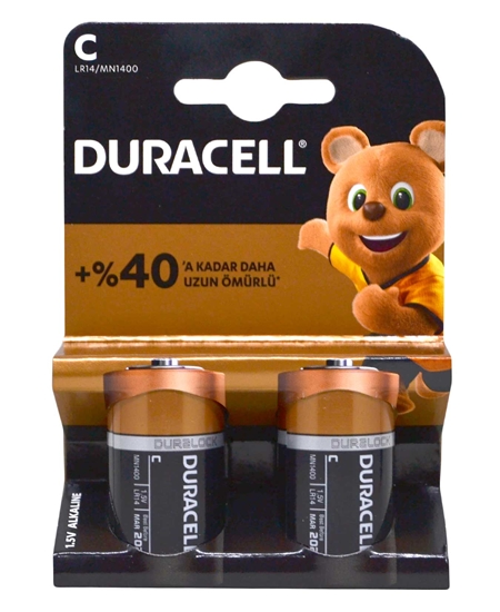 Picture of Duracell Basic Battery C Size 2's