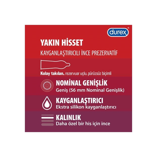 Picture of Durex Prezervatif 10'lu Yakın Hisset