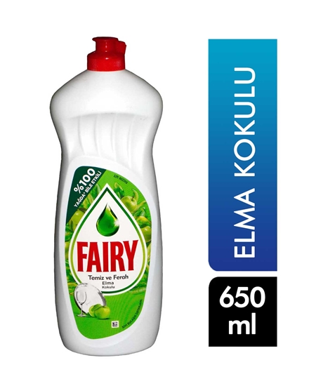 Picture of Fairy Liquid Dishwashing Detergent 650 ml Apple