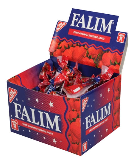 Picture of Falım Sakız 100'lü Paket Çilek Aromalı Şekersiz