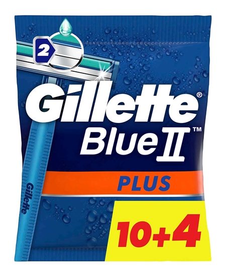 Picture of Gillette Blue2 Plus Disposable Razor 10+4 