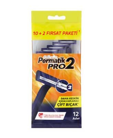 Gillette,Gillette Permatik Pro2 Tıraş Bıçağı 12'li Poşet,tıraş bıçağı,permatik tıraş bıçakları,krom kaplama,permatik pro 2 tıraş bıçağı,12 li poşet,erkek tıraş bıçağı,iz bırakmayan tıraş bıçakları,gillete permatik tıraş bıçağı fiyatları,toptan kozmetik,toptan satın al,toptan tr,toptan mağazacılık