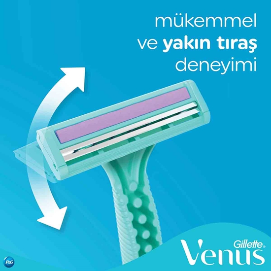 Picture of Gillette Simply Venus 2 Disposable Razor for Women Razor Blade 4+4 Double Pack