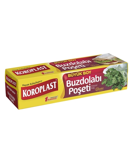 koroplast, koroplast buzdolabı poşeti, buzdolabı poşeti, saklama poşeti, buzluk poşeti, dipfiriz poşeti, deepfreeze poşeti, Koroplast Buzdolabı Poşeti Büyük Boy satın al, Koroplast Buzdolabı Poşeti Büyük Boy fiyat