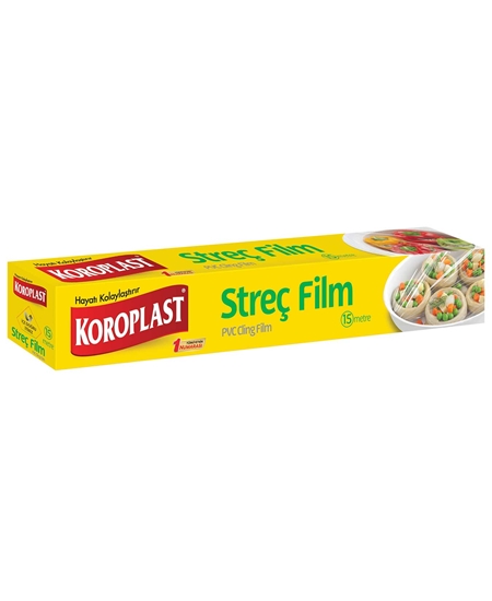 koroplast, streç film, şeffaf folyo, streç poşet, yiyecek poşeti, saklama poşeti, Koroplast Streç Film satın al, Koroplast Streç Film fiyat