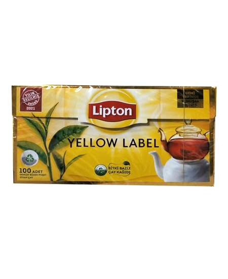 Picture of Lipton Yellow Label Demlik Poşet Çay 100'lü 320 gr