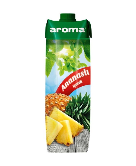 Picture of Aroma Meyve Suyu 1 lt x 12'li Koli Ananaslı İçecek