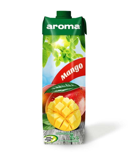 Picture of Aroma Meyve Suyu 1 lt x 12'li Koli Mangolu İçecek