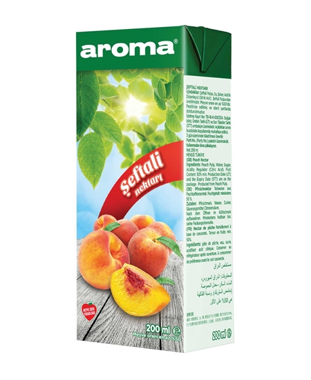 Picture of Aroma Meyve Suyu 200 ml x 27'li Koli Şeftali Nektarı