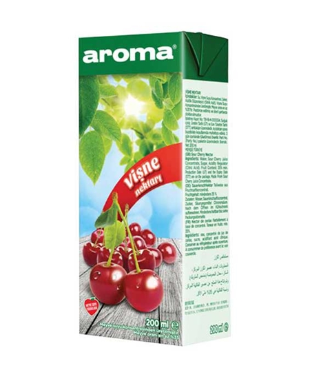 Picture of Aroma Meyve Suyu 200 ml x 27'li Koli Vişneli İçecek