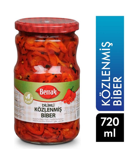 Picture of Berrak Közlenmiş Biber Dilimli 720 ml Cam