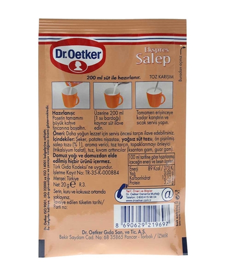 Picture of Dr. Oetker Ekspres Salep 1 Porsiyon